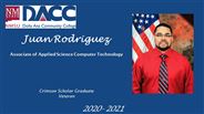 Juan Rodriguez - Crimson Scholar Graduate - Veteran