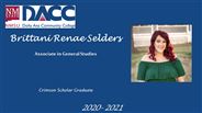 Brittani Renae Selders - Crimson Scholar Graduate