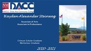 Hayden Alexander Steinweg - Crimson Scholar Graduate - Meritorious Graduate