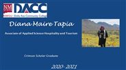 Diana Maire Tapia - Crimson Scholar Graduate