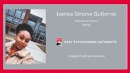 Ivanna Simone Gutierrez - Bachelor of Science - Biology