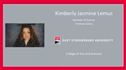 Kimberly Jasmine Lemus - Bachelor of Science - Criminal Justice