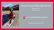 Steven Russell Montgomery II - Bachelor of Arts - Political Science