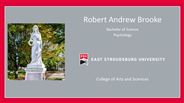 Robert Andrew Brooke - Bachelor of Science - Psychology
