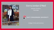 Sierra Jordan O'Neil - Bachelor of Science - Psychology