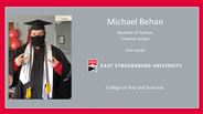 Michael Behan - Bachelor of Science - Social Work - Cum Laude