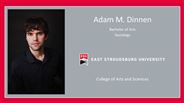Adam M. Dinnen - Bachelor of Arts - Sociology