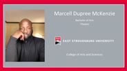 Marcell Dupree McKenzie - Bachelor of Arts - Theatre