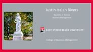 Justin Isaiah Rivers - Bachelor of Science - Business Management