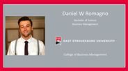 Daniel W Romagno - Bachelor of Science - Business Management