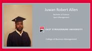 Juwan Robert Allen - Bachelor of Science - Sport Management