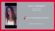 Erin E. Gallagher - Bachelor of Science - Athletic Training