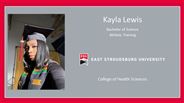 Kayla Lewis - Bachelor of Science - Athletic Training
