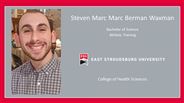 Steven Marc Marc Berman Waxman - Bachelor of Science - Athletic Training