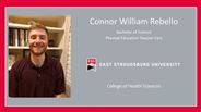 Connor William Rebello - Bachelor of Science - Health Education
