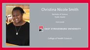 Christina Nicole Smith - Bachelor of Science - Public Health - Cum Laude