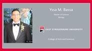 Yssa M. Bassa - Master of Science - Biology