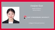 Jiaojiao Guo - Master of Science - General Science