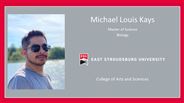 Michael Louis Kays - Master of Science - Biology