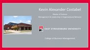 Kevin Alexander Costabel - Master of Science - Management & Leadership 