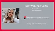 Kady McKenzie Gurtis - Master of Science - Sport Management