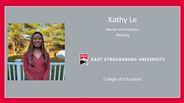 Kathy Le - Master of Education - Reading