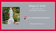 Megan G. Smith - Master of Public Health - Public Health/Community Health
