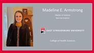 Madeline E. Armstrong - Master of Science - Exercise Science