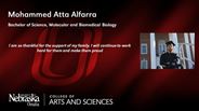Mohammed Alfarra - Mohammed Atta Alfarra - Mohammed Atta Alfarra - Bachelor of Science - Molecular and Biomedical Biology