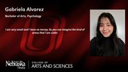 Gabriela Alvarez - Gabriela Alvarez - Bachelor of Arts - Psychology