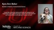 Kyra Baker - Kyra Ann Baker - Bachelor of Science - Environmental Science