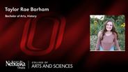 Taylor Barham - Taylor Rae Barham - Bachelor of Arts - History