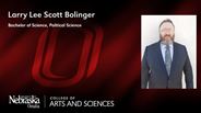 Larry Bolinger - Larry Lee Scott Bolinger - Bachelor of Science - Political Science
