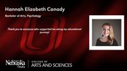 Hannah Canady - Hannah Elizabeth Canady - Bachelor of Arts - Psychology