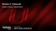 Keelan Edwards - Keelan C. Edwards - Bachelor of Science - Political Science