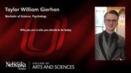 Taylor Gierhan - Taylor William Gierhan - Bachelor of Science - Psychology
