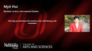 Myit Hai - Myit Hai - Bachelor of Arts - International Studies