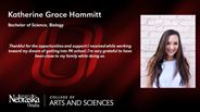Katherine Hammitt - Katherine Grace Hammitt - Bachelor of Science - Biology