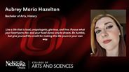 Aubrey Hazelton - Aubrey Maria Hazelton - Bachelor of Arts - History
