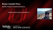 Bryan Hess - Bryan Joseph Hess - Bachelor of Science - Environmental Science