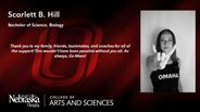 Scarlett Hill - Scarlett B. Hill - Bachelor of Science - Biology