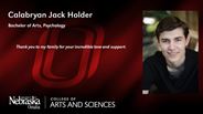 Calabryan Holder - Calabryan Jack Holder - Bachelor of Arts - Psychology