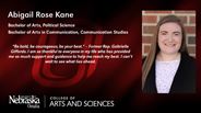 Abigail Kane - Abigail Rose Kane - Bachelor of Arts - Political Science - Bachelor of Arts in Communication