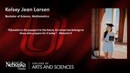 Kelsey Larsen - Kelsey Jean Larsen - Bachelor of Science - Mathematics