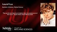 Laurel Lux - Laurel Lux - Bachelor of Science - Political Science