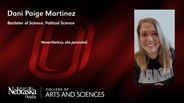Dani Martinez - Dani Paige Martinez - Bachelor of Science - Political Science