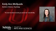 Emily McQuade - Emily Ann McQuade - Bachelor of Science - Psychology