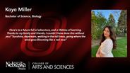 Kaya Miller - Kaya Miller - Bachelor of Science - Biology