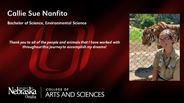 Callie Nanfito - Callie Sue Nanfito - Bachelor of Science - Environmental Science