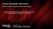 James Normand - James Alexander Normand - Bachelor of Science - Molecular and Biomedical Biology